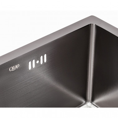 3 SD00040286 Кухонная мойка Qtap D4843BL Black 2.7/1.0 мм (QTD4843BLPVD2710)