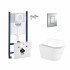 4 SD00048531 Набор инсталляция 4 в 1 Grohe Rapid SL 3884000G + унитаз с сиденьем Qtap Scorpio QT1433053ERW