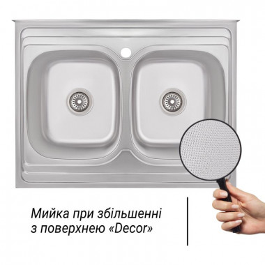 3 SD00030631 Кухонная мойка Imperial 6080 Decor (IMP6080DEC)