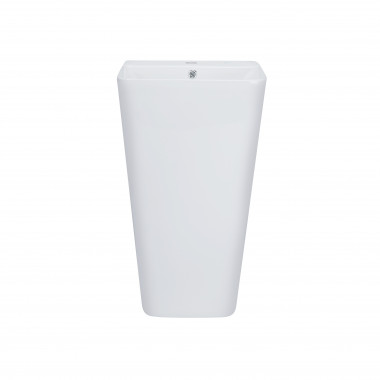 3 SD00045935 Раковина напольная моноблок Qtap Tern 440х380х830mm White с донным клапаном QT1711G302W