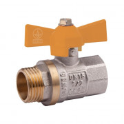 Кран шаровой Valve 1/2" ВН для газа (бабочка)