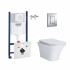 4 SD00048543 Набор инсталляция 4 в 1 Grohe Rapid SL 3884000G + унитаз с сиденьем Qtap Presto QT24332615EW