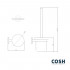 3 SD00028330 Ершик для унитаза Cosh (CRM)S-80-905