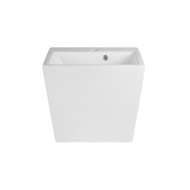 3 SD00046567 Раковина подвесная моноблок Qtap Tern 465х385х370 White с донным клапаном QT1711G803W