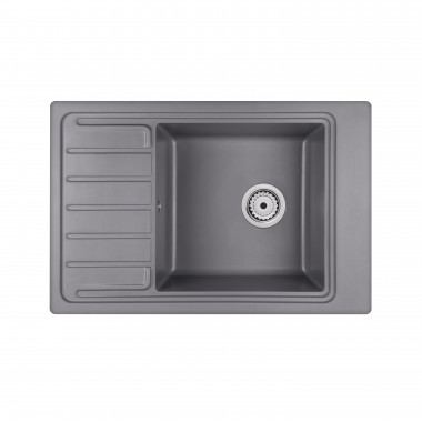 3 SD00048440 Кухонная мойка Qtap CS 7751 Grey (QTCS7751GRE)