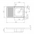 3 SD00040841 Кухонная мойка Lidz 5080-R Satin 0,8 мм (LIDZ5080RSAT8)