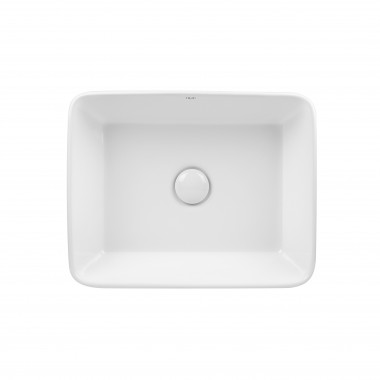 3 SD00046256 Раковина-чаша Qtap Tern 475х370х140 White с донным клапаном QT17112074W