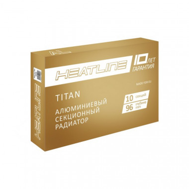 3 SD00007934 Радиатор алюминиевый Heat Line Titan 500/96