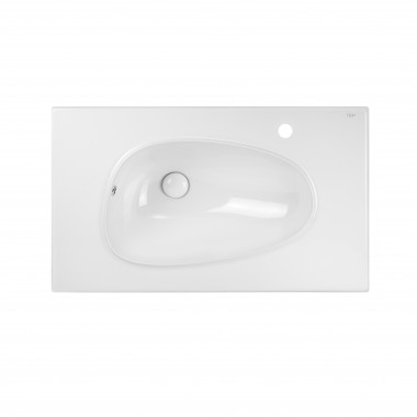 3 SD00045910 Раковина Qtap Virgo 800х480х167 White с донным клапаном QT1811FL8128BRW