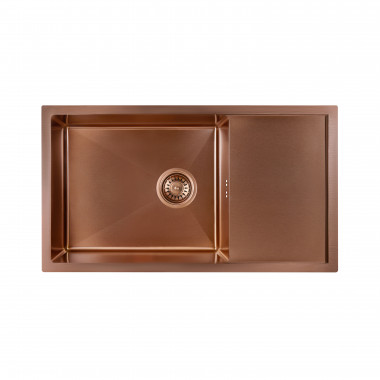 3 SD00040302 Кухонная мойка Qtap D7844BR 3.0/1.2 мм Bronze (QTD7844BRPVD12)