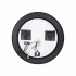 3 SD00045774 Зеркало Qtap Robin R600 Black с LED-подсветкой и антизапотеванием QT13786501B