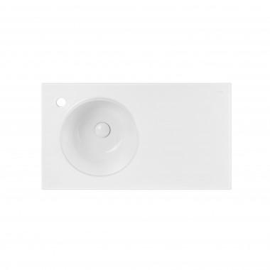 3 SD00045909 Раковина Qtap Virgo 800х460х300 White с донным клапаном QT1811FL8130ALLW