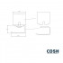 3 SD00028321 Держатель для туалетной бумаги Cosh (CRM)S-80-906