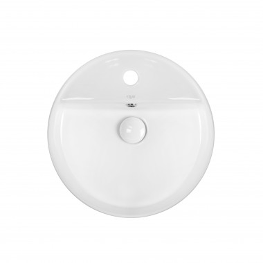 3 SD00045918 Раковина-чаша Qtap Swan 420х420х145 White с донным клапаном QT1611A051TW