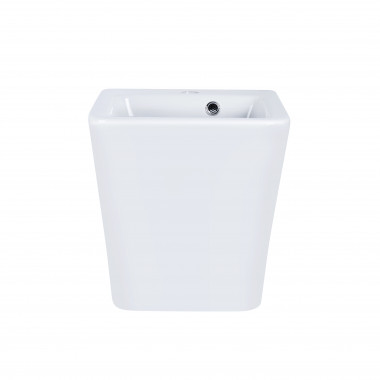 3 SD00046568 Раковина подвесная моноблок Qtap Tern 370х410х400 White с донным клапаном QT1711G808W