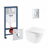 4 SD00048480 Набор инсталляция 4 в 1 Grohe Rapid SL 38721001 + унитаз с сиденьем Qtap Virgo QT1833051ERW