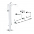 3 SD00044746 Комплект Grohe смеситель для ванны Eurocube 23672001 + набор аксессуаров Essentials Cube 40758001